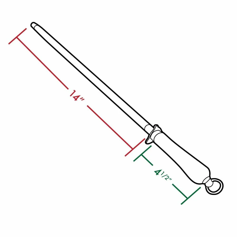 14" Honing Steel Rod - Image 3