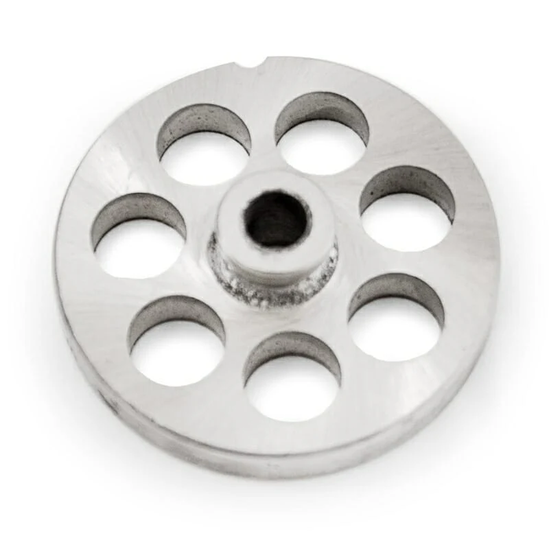 #22 Stainless Steel 3/4" Grinder Plate with Hub