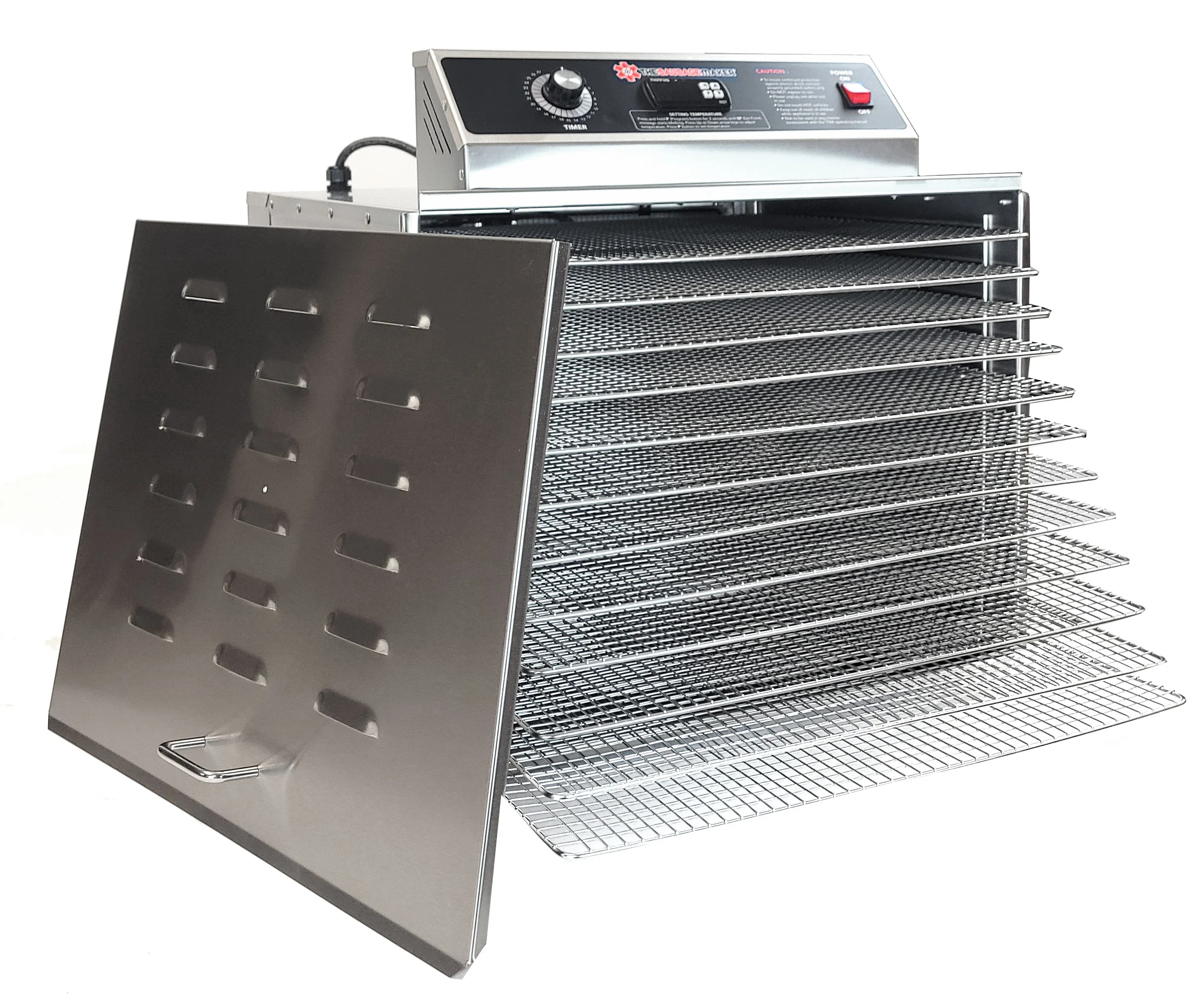D-12 Food Dehydrator with Stainless Steel Shelves - Image 2
