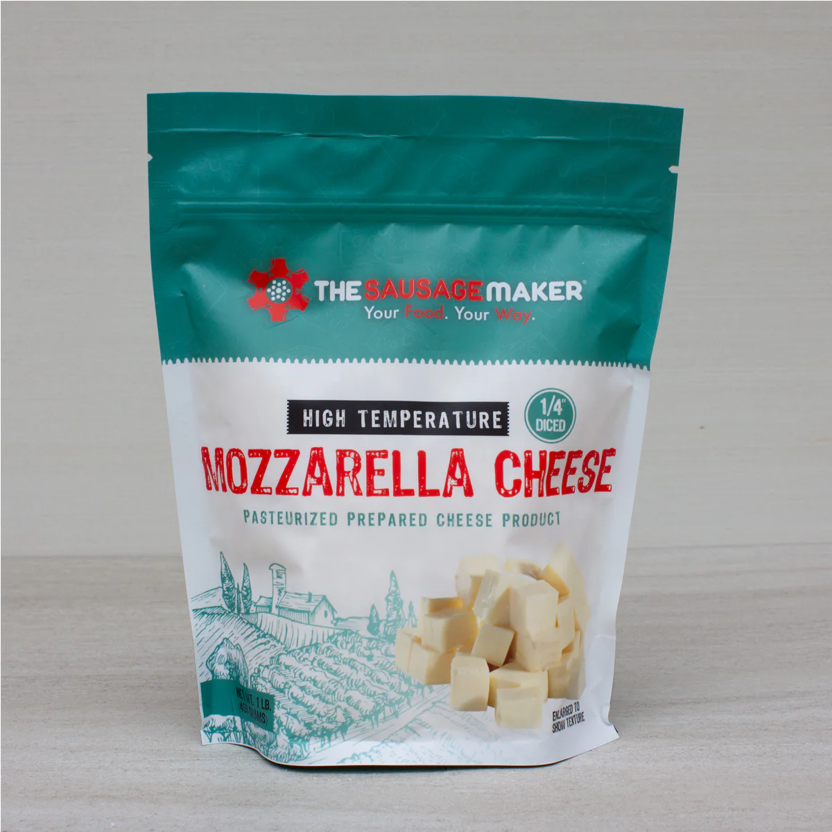 High Temp Mozzarella Cheese 1 lb - Image 8