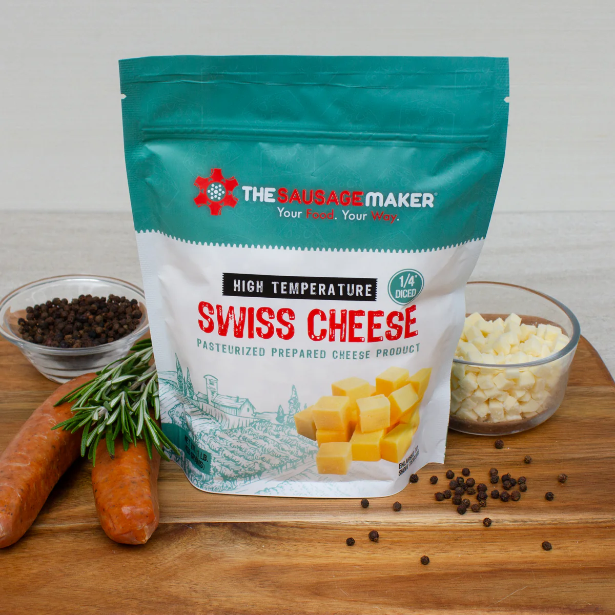 High Temp Swiss Cheese 1 lb - Image 6