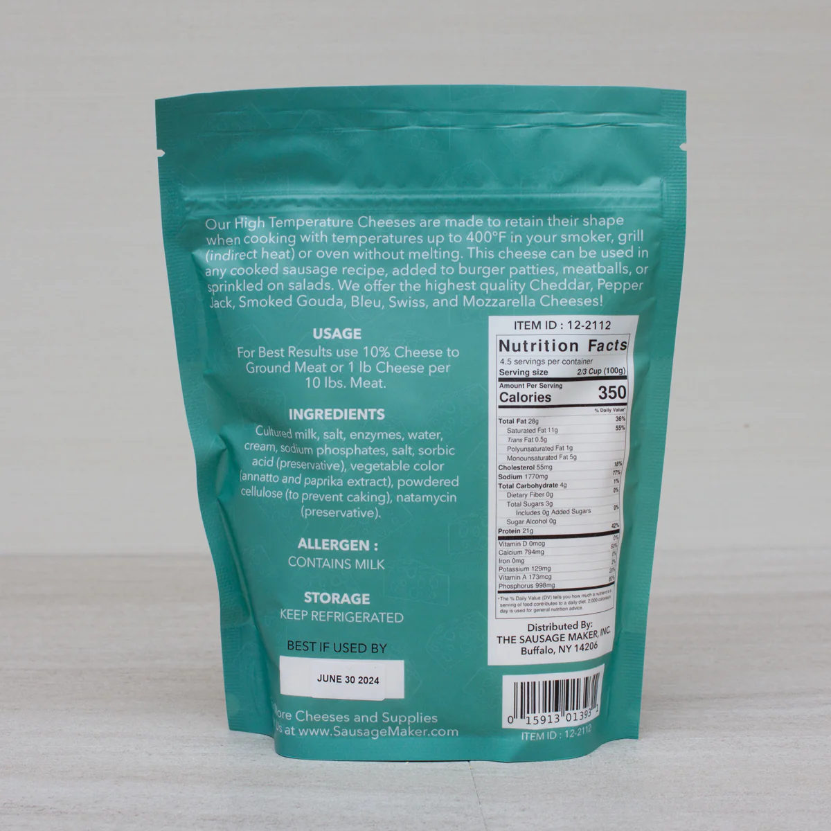 High Temp Swiss Cheese 1 lb - Image 8