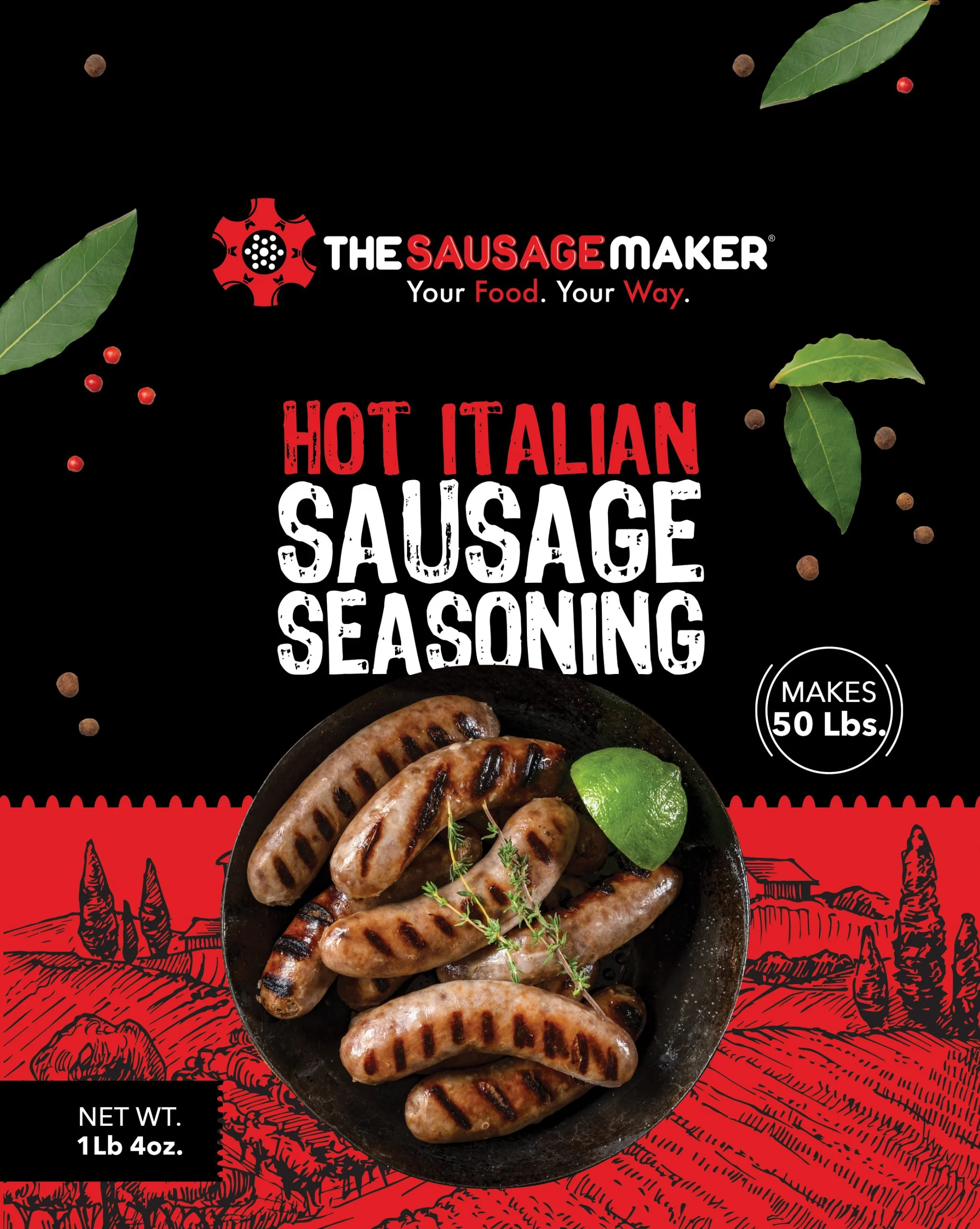 Hot Italian Sausage Seasoning 1lb 4oz
