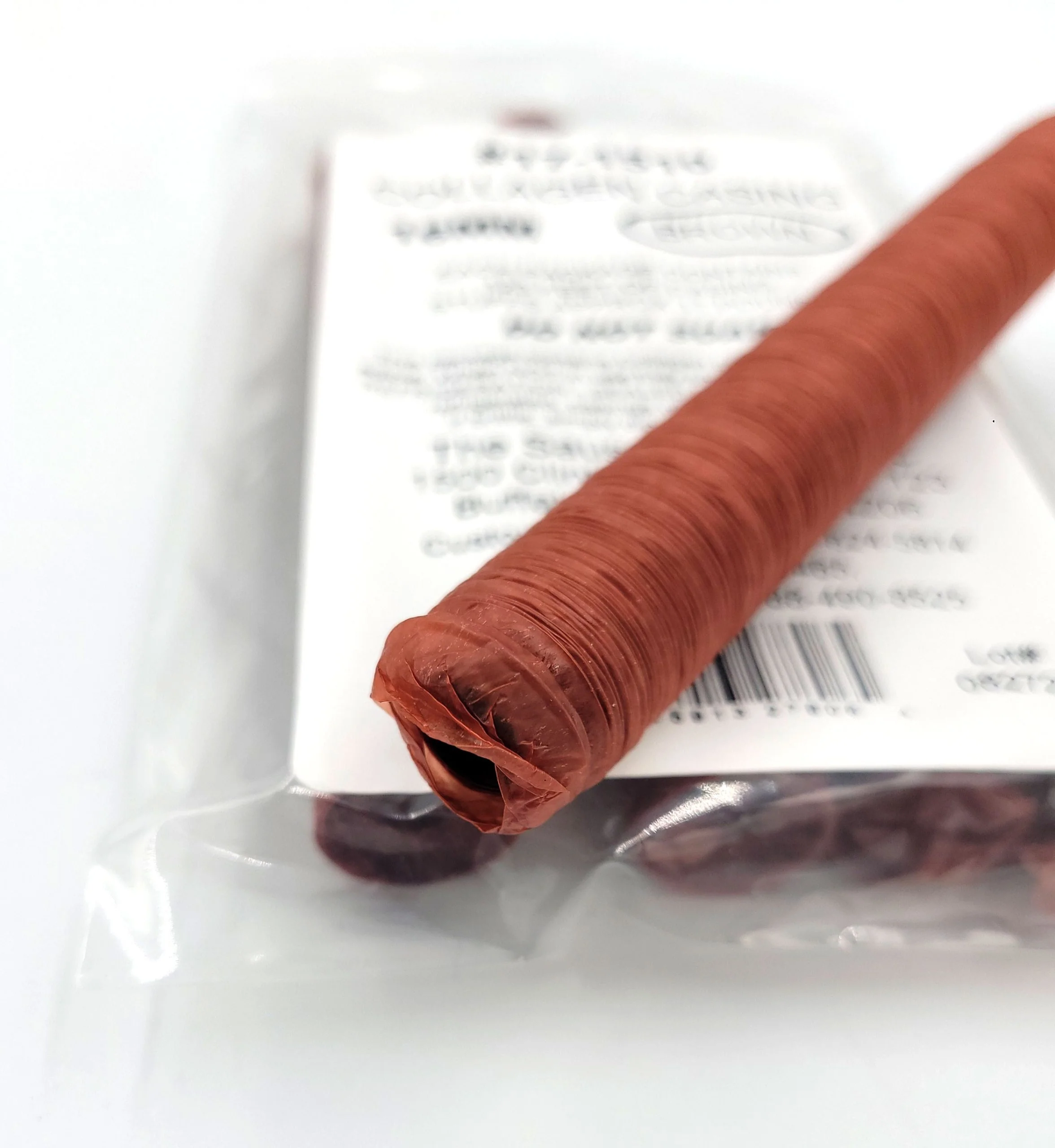 Brown Mahogany Collagen Casings 16mm - Image 3