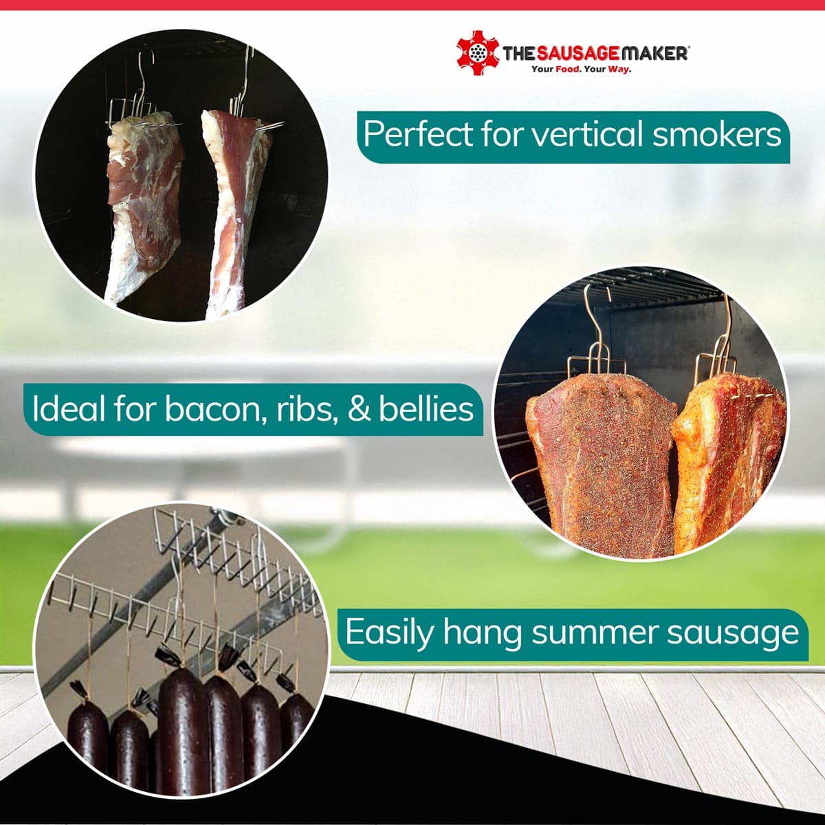 Stainless Steel Bacon Hanger - Image 5